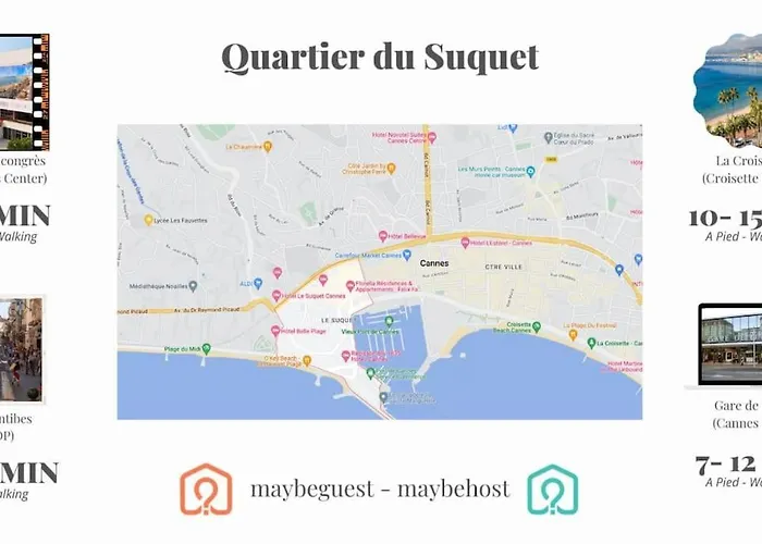 Apartman C048 Spacieux Proche Plages Et Palais