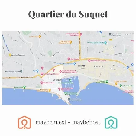 Apartmán C048 Spacieux Proche Plages Et Palais